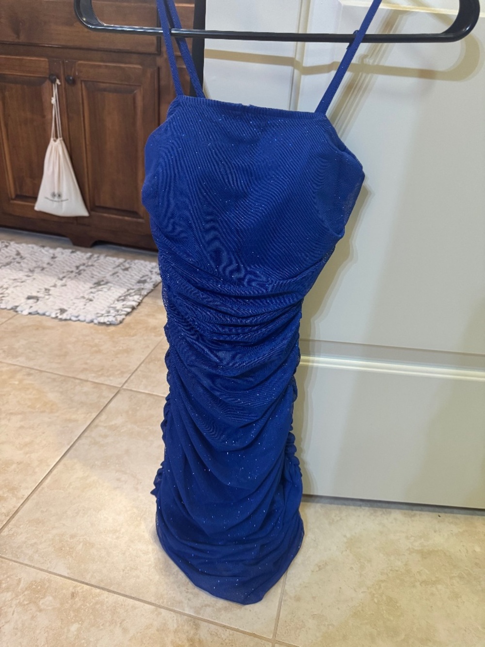 Blue homecoming dress